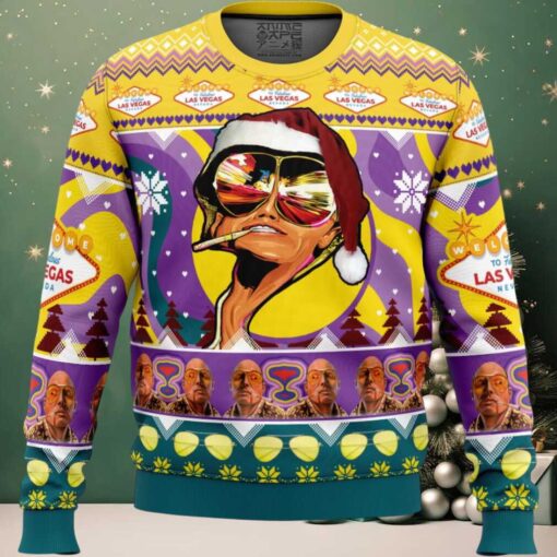 Johnny Depp Fear and Loathing Ugly Christmas Sweater