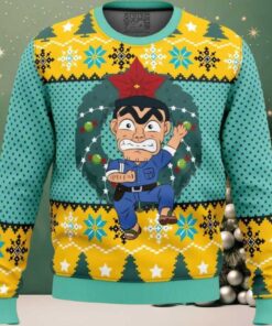 Kankichi Ryotsu KochiKame_ Tokyo Beat Cops Ugly Christmas Sweater