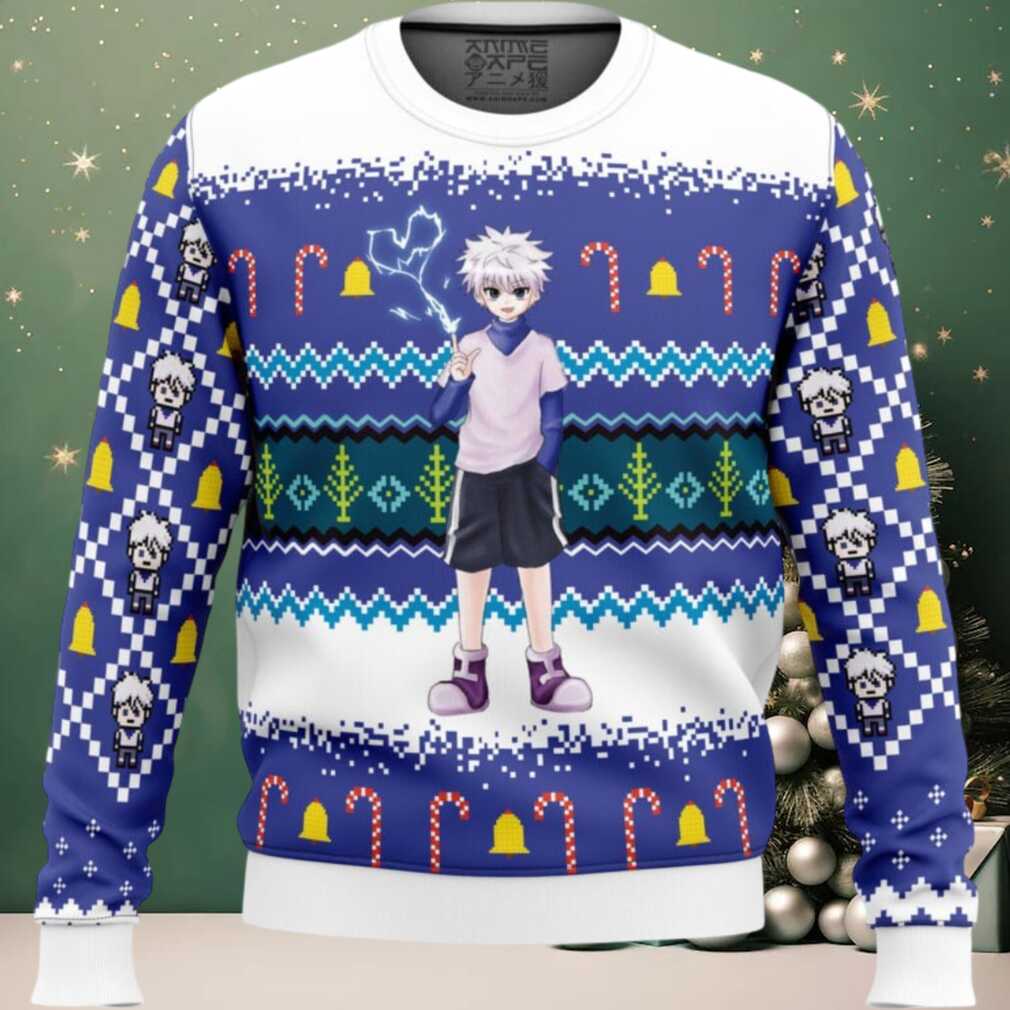 Killua Zoldyck Hunter X Hunter Ugly Christmas Sweater Killua Zoldyck Hunter X Hunter Ugly Christmas Sweater