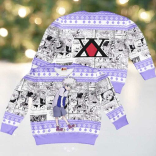 Killua Zoldyck Ugly Christmas Hunter X Hunter Gift