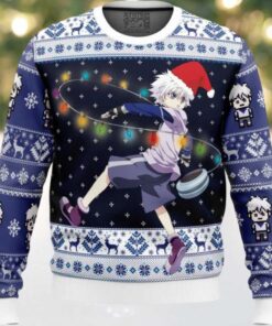Killua Zoldyck v2 Hunter X Hunter Ugly Christmas Sweater