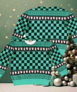 Kimetsu Tanjiro Ugly Christmas Demon Slayer Kimetsu No Yaiba