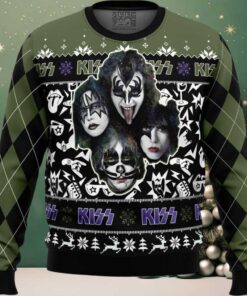 Kiss Band Ugly Christmas Sweater