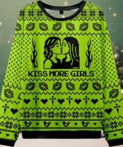 Kiss More Girls Ugly Christmas Sweater