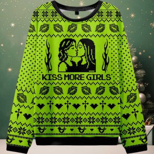 Kiss More Girls Ugly Christmas Sweater