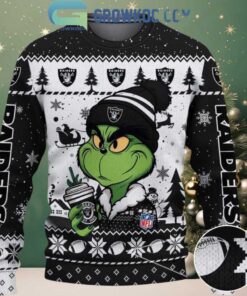 Las Vegas Raiders Grinch Stolen Christmas 2025 Grinchmas Ugly Sweater Las Vegas Raiders Grinch Stolen Christmas 2025 Grinchmas Ugly Sweater