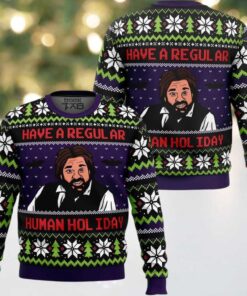 Laszlo Cravensworth Human Holiday What We Do In The Shadows Ugly Christmas Sweater Laszlo Cravensworth Human Holiday What We Do In The Shadows Ugly Christmas Sweater