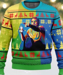 Leo Pointing Once Upon A Time Ugly Christmas Sweater