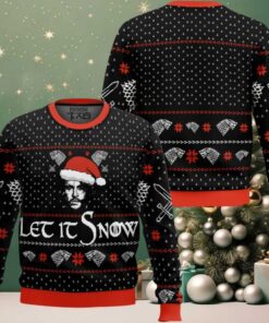 Let It Snow Game Of Thrones Ugly Christmas Sweater Let It Snow Game Of Thrones Ugly Christmas Sweater