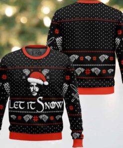 Let It Snow Game Of Thrones Ugly Christmas Sweater Let It Snow Game Of Thrones Ugly Christmas Sweater