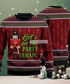 Lets Get This Party Crackin Nutcracker Ugly Christmas Sweater Red Big And Tall Lets Get This Party Crackin Nutcracker Ugly Christmas Sweater Red Big And Tall