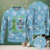 Maroon & Red Reindeer Pattern “The Grinch Stole My Coors Light” Ugly Christmas Sweater
