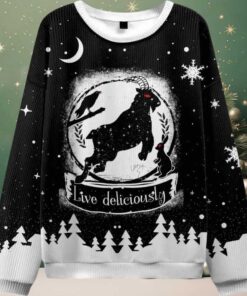 Live Deliciously Ugly Christmas Sweater