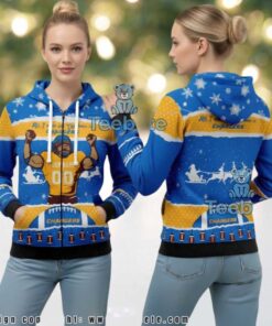 Los Angeles Chargers All I Want For Christmas Ugly 3D Hoodie