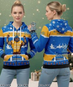 Los Angeles Chargers All I Want For Christmas Ugly 3D Hoodie