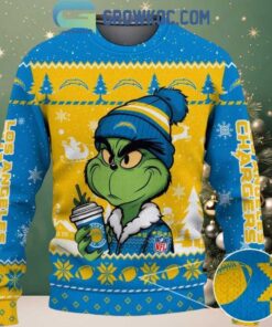 Los Angeles Chargers Grinch Stolen Christmas 2025 Grinchmas Ugly Sweater Los Angeles Chargers Grinch Stolen Christmas 2025 Grinchmas Ugly Sweater