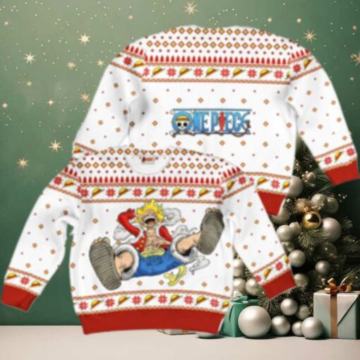 Luffy Gear 5 Ugly Christmas One Piece