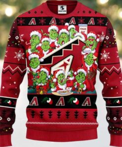 MLB Arizona Diamondbacks 12 Grinch Xmas Day Ugly Christmas Sweater