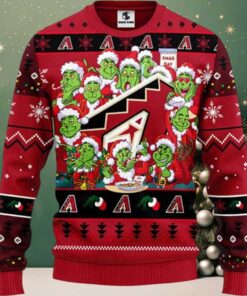 MLB Arizona Diamondbacks 12 Grinch Xmas Day Ugly Christmas Sweater