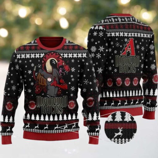 MLB Arizona Diamondbacks Holiday Slam Ugly Christmas Sweater