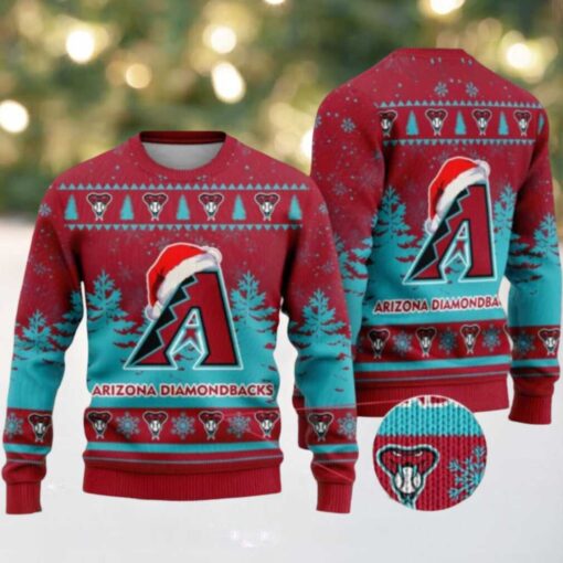 MLB Arizona Diamondbacks Holiday Slam Ugly Christmas Sweaters