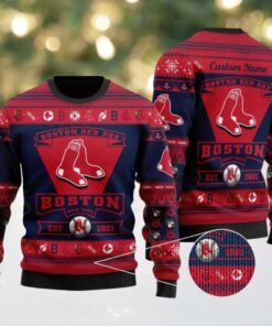 MLB Boston Red Sox Classic Spirit Ugly Christmas Sweater