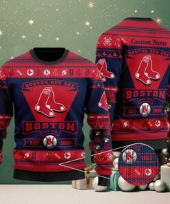 MLB Boston Red Sox Classic Spirit Ugly Christmas Sweater