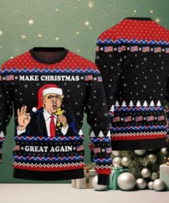 Make Christmas Great Again Trump Ugly Sweater Make Christmas Great Again Trump Ugly Christmas Sweater