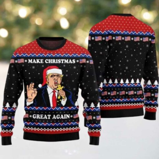 Make Christmas Great Again Trump Ugly Sweater Make Christmas Great Again Trump Ugly Christmas Sweater