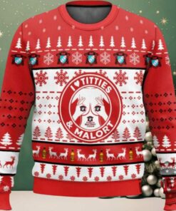 Malort Titties Funny Ugly Christmas Sweater