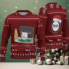Black & Green Christmas Tree Pattern “Modelo Beer Santa Hat” Ugly Sweater