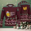 Black & White Snowflake Pattern “Fireball Cinnamon Whisky & Grinch” Ugly Christmas Sweater