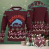 Black Grateful Dead Blue Van with Dancing Bear, Alien, and Sunflower Snowflake Pattern Vintage Ugly Christmas Sweater