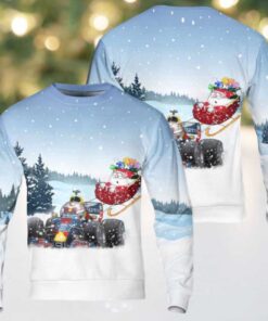 Max Verstappen Santa Formula Motor Racing Ugly Christmas Sweater For Men And Women Christmas Gift Christmas Winter Fashion 2853