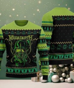 Megadeth Rock Music 2025 Ugly Christmas Sweater