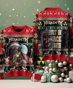 Megadeth Rust In Peace On Earth 2025 Christmas Ugly Sweater