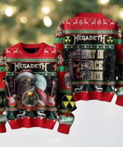 Megadeth Rust In Peace On Earth 2025 Christmas Ugly Sweater