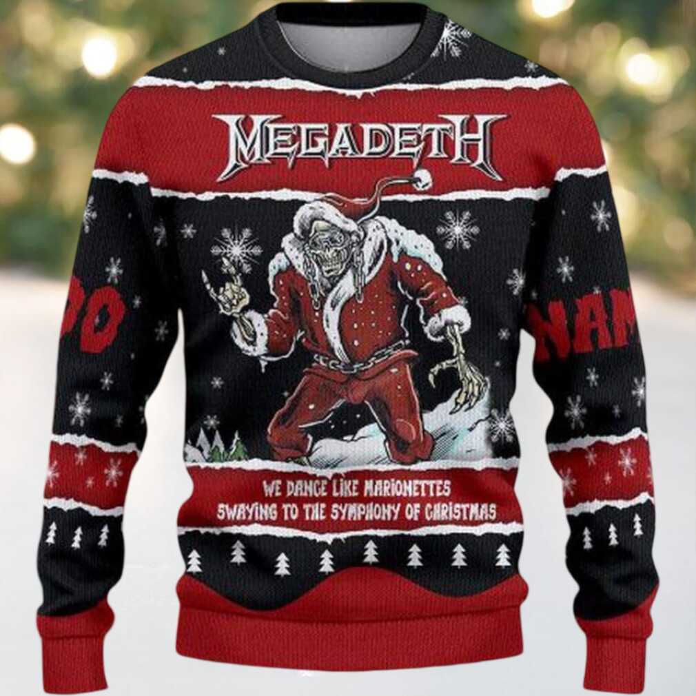 Megadeth We Dance Like Marionettes Swaying To The Symphony Of Christmas Ugly Sweaters Megadeth We Dance Like Marionettes Swaying To The Symphony Of Christmas Ugly Sweaters