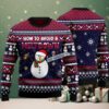 Moose Hunting Ugly Christmas Sweater Black Cute Moose Hunting Ugly Christmas Sweater Black Cute