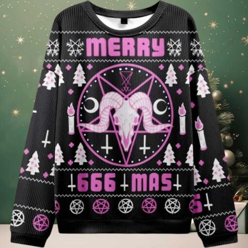 Merry 666 Mas Ugly Christmas Sweater