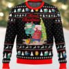 Mighty Morphin White Ranger Power Rangers Ugly Christmas Sweater
