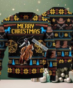 Merry Christmas Cowboy Lovers Ugly Sweater Merry Christmas Cowboy Lovers Ugly Sweater