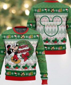 Merry Christmas Mickey Mouse Ugly Christmas Sweater Merry Christmas Mickey Mouse Ugly Christmas Sweater