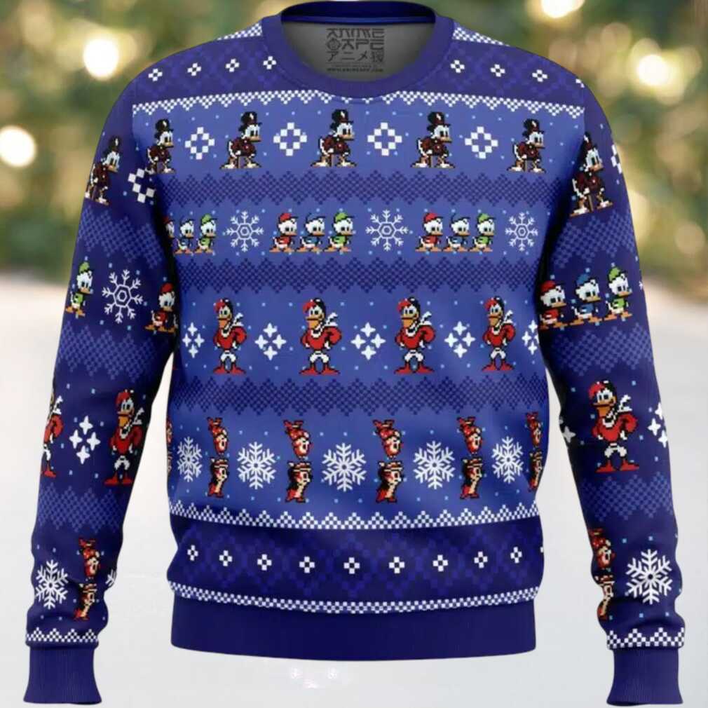 Merry Christmas Uncle Scrooge DuckTales Ugly Christmas Sweater Merry Christmas Uncle Scrooge DuckTales Ugly Christmas Sweater