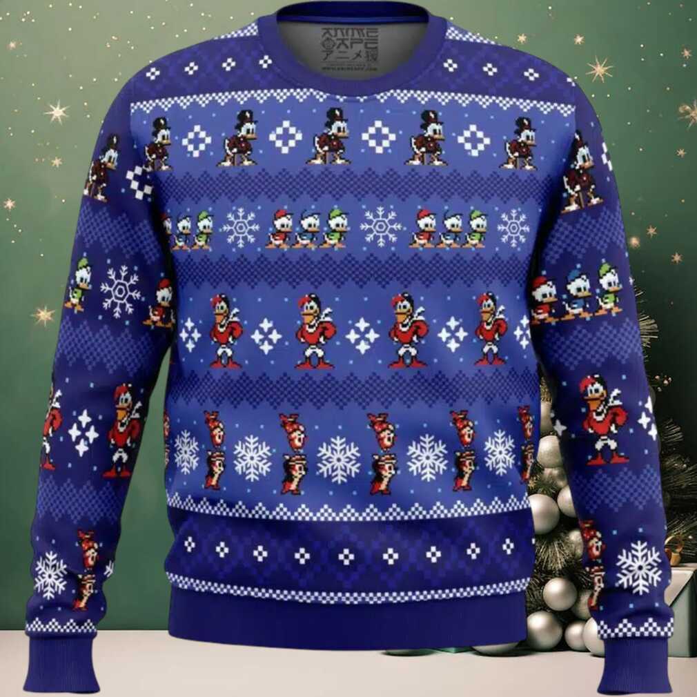 Merry Christmas Uncle Scrooge DuckTales Ugly Christmas Sweater Merry Christmas Uncle Scrooge DuckTales Ugly Christmas Sweater