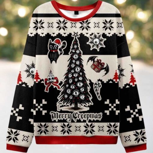 Merry Creepmas Ugly Christmas Sweater
