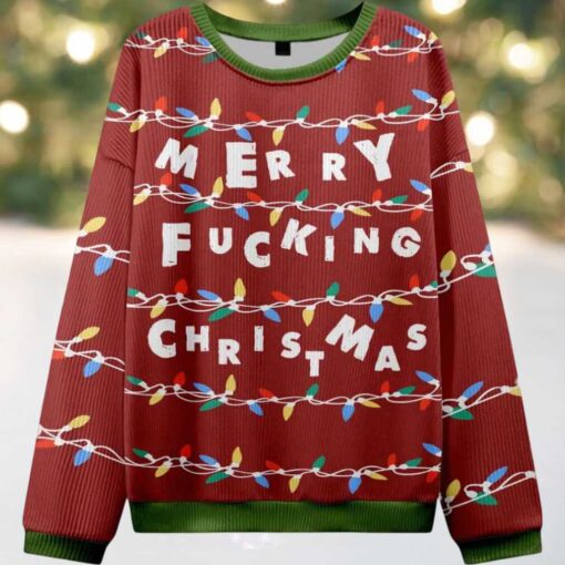 Merry Fucking Christmas Ugly Christmas Sweater