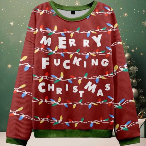 Merry Fucking Christmas Ugly Christmas Sweater
