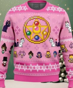 Merry Senshi Sailor Moon Ugly Christmas Sweater