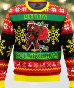 Merry Squatchmas Ugly Christmas Sweater
